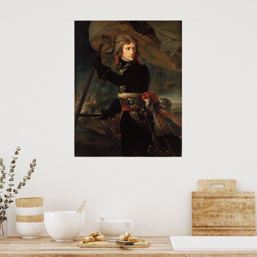 Antoine-Jean Gros Bonaparte am Steg d'Arcole Poster (Küche)