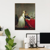 Antoine-Laurent Lavoisier und Ehefrau Poster (Heimbüro)