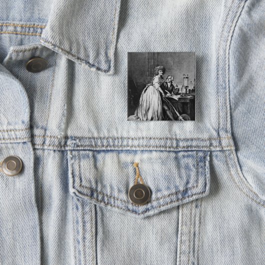 Antoine Laurent Lavoisier und seine Ehefrau Button (Beispiel)