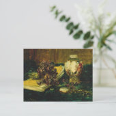 Antoine Vollon - Violets Postkarte (Stehend Vorderseite)