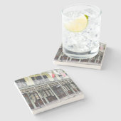 Antoine's Restaurant Untersetzer, New Orleans, Steinuntersetzer (Seitenansicht)