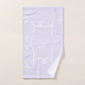 Antoinette Lavender Elegante Badhandtuch Set (Handtuch)