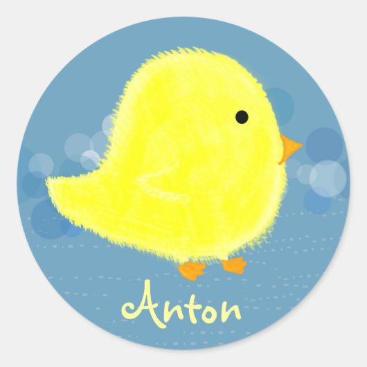 Anton Baby Chick Stickers (Vorderseite)