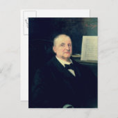 Anton Bruckner, 1889 Postkarte (Vorne/Hinten)