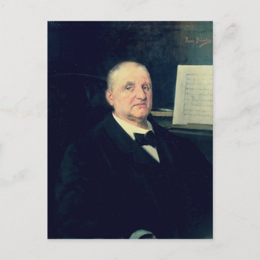 Anton Bruckner, 1889 Postkarte (Vorderseite)