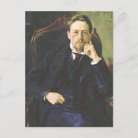 Anton Chekhov 1898 Postkarte (Vorderseite)