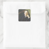 Anton Chekhov 1898 Quadratischer Aufkleber (Tasche)