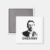 Anton Chekhov Magnet (Vorderseite/Rückseite)