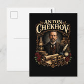 Anton Chekhov Postkarte (Vorne/Hinten)