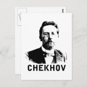 Anton Chekhov Postkarte (Vorne/Hinten)