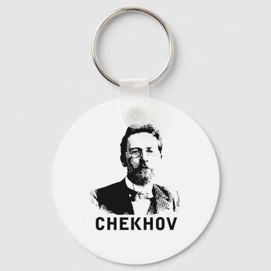 Anton Chekhov Schlüsselanhänger (Vorderseite)