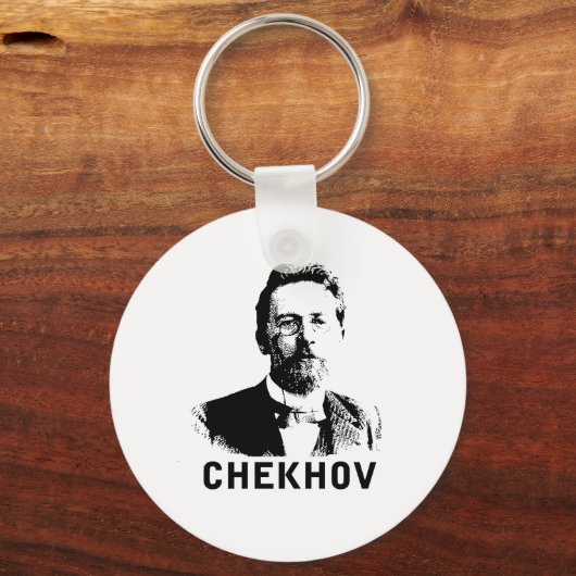 Anton Chekhov Schlüsselanhänger (Vorderseite)