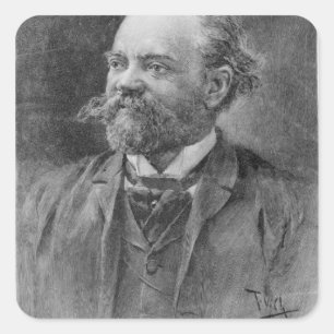 Anton Dvorak, 1894 Quadratischer Aufkleber
