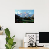 Anton Karinger Lake unter Mangart Poster (Heimbüro)