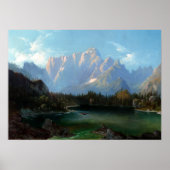 Anton Karinger Lake unter Mangart Poster (Vorne)