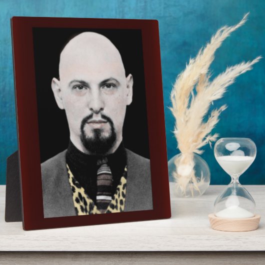 Anton LaVey 8x10 Standup-Portrait Fotoplatte (Seite)