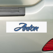 Anton Name blue Aufkleber Sticker Autoaufkleber (Auf Auto)