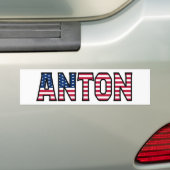 Anton Name Vorname USA Aufkleber Sticker Auto Autoaufkleber (Auf Auto)