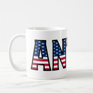 Anton Name Vorname USA styled Tasse Kaffeetasse