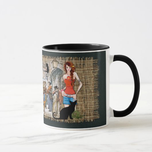 Anton Pieck - Carolsänger Tasse (Rechts)