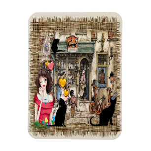 Anton Pieck - CHEMISTISCHES Geschäft Magnet