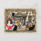 Anton Pieck - CHEMISTISCHES Geschäft Postkarte (Vorderseite)