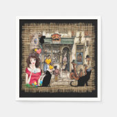 Anton Pieck - CHEMISTISCHES Geschäft Serviette (Vorderseite)