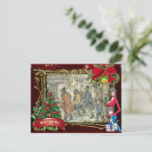 Anton Pieck christmas greetings Feiertagspostkarte (Stehend Vorderseite)