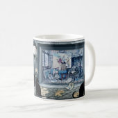 Anton Pieck - der Maler Flameless Candle Kaffeetasse (VorderseiteRechts)
