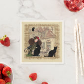 Anton Pieck - niederländische Zuhause Serviette (Beispiel)