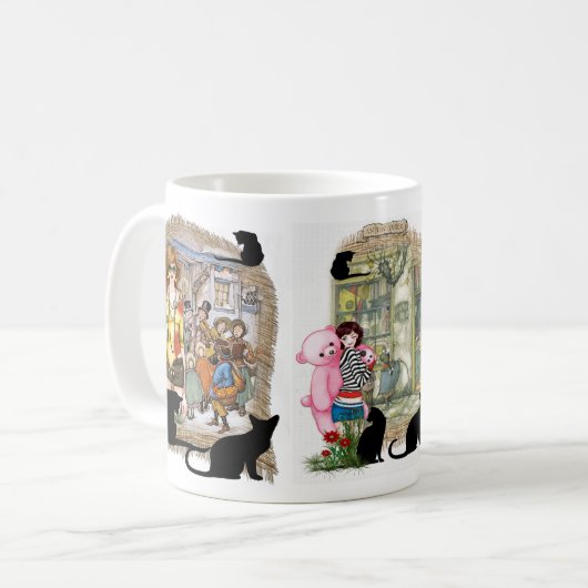 Anton Pieck - Tank Top Kaffeetasse (Vorderseite Links)