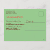 Anton Pieck "The Bakery" Feiertagspostkarte (Rückseite)