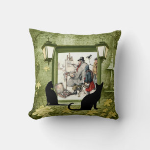 Anton Pieck throw Pillow Kissen