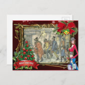 Anton Pieck Weihnachts-Grüße Feiertagspostkarte (Vorne/Hinten)