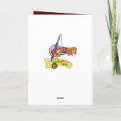 Anton Pieck Weihnachtsgrüße Feiertagskarte (Rückseite)