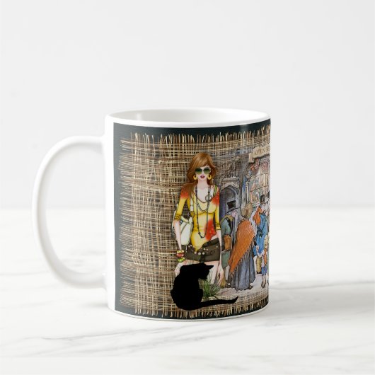 Anton Pieck zu Weihnachten Kaffeetasse (Links)