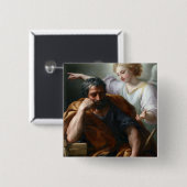Anton Raphael Mengs Der Traum von St. Joseph Button (Vorne & Hinten)