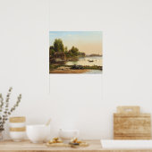 Anton Thorenfeld - Landschaft bei Svendborg Sund Poster (Küche)