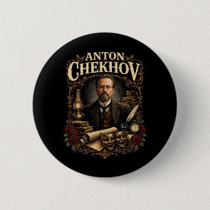 Anton Tschechow Button
