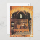 Antonello da Messina - St Jerome in seiner Studie  Postkarte (Vorne/Hinten)