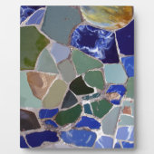 Antoni Gaudi Blue Mosaics Fotoplatte (Vorderseite)