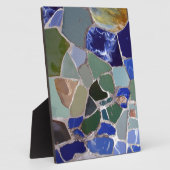 Antoni Gaudi Blue Mosaics Fotoplatte (Seite)
