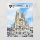 Antoni Gaudí - Sagrada Família - Krippe Postkarte (Vorderseite)