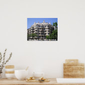 Antoni Gaudi's Casa Mila Poster (Küche)