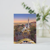 Antoni Gaudi's Park Güell Postkarte (Stehend Vorderseite)
