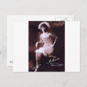 Antonia, die Tattooid-Lady Postkarte (Vorne/Hinten)