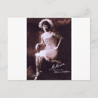 Antonia, die Tattooid-Lady Postkarte