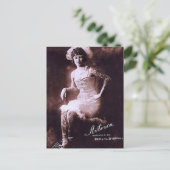 Antonia, die Tattooid-Lady Postkarte (Stehend Vorderseite)