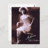 Antonia, die Tattooid-Lady Postkarte (Vorne/Hinten)