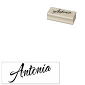 Antonia Name Cursive dekorative Skript-Schriftart Gummistempel (Stempel)